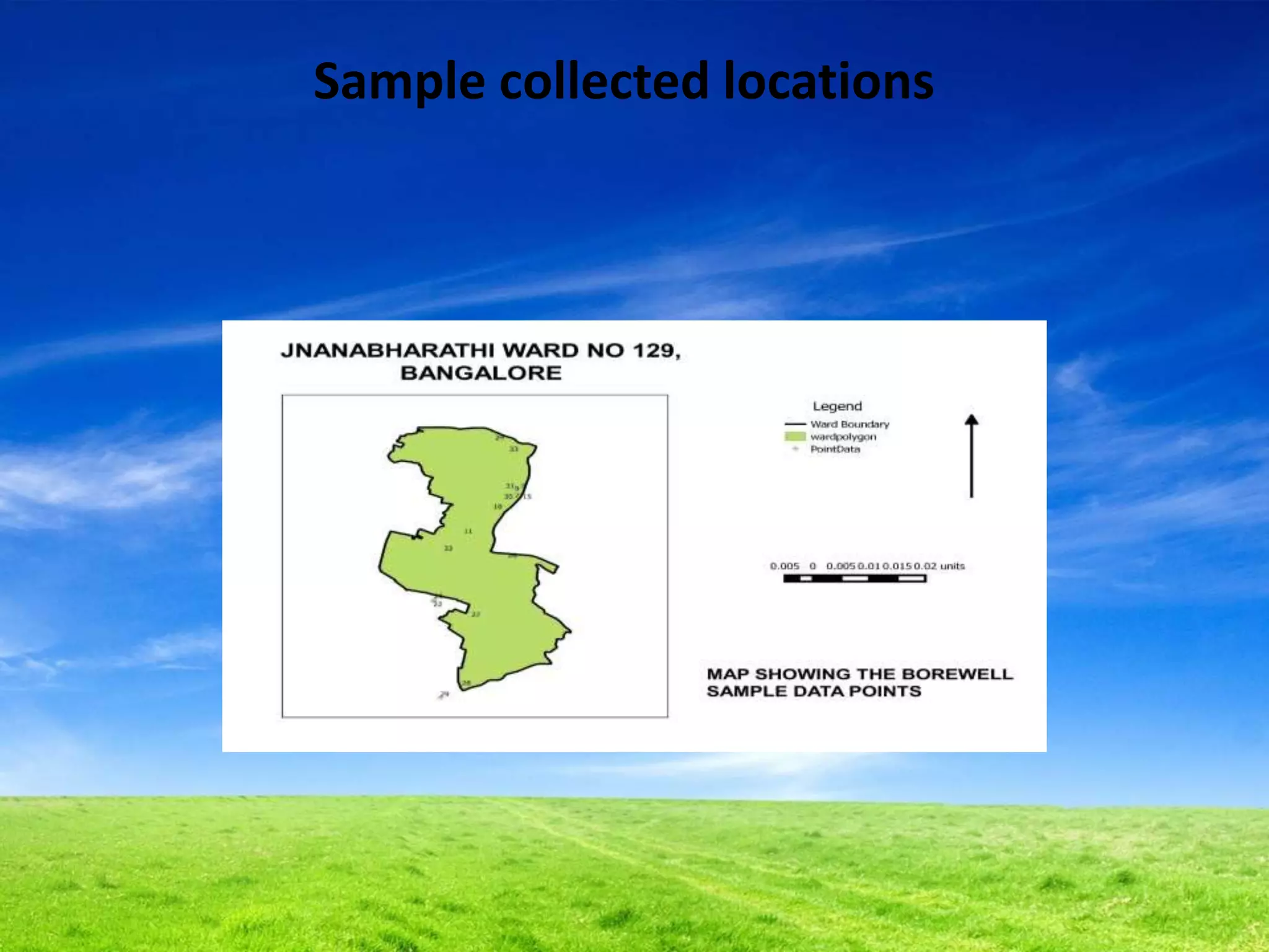 Sample collected locations
 