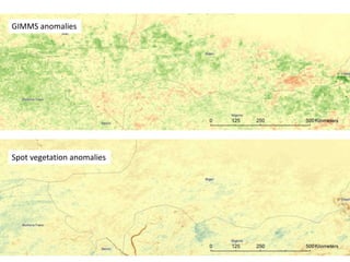 Spatio-temporal analyses of primary production