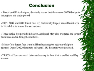Spatial and temporal distribution of forest fire in nepal by Ashok ...