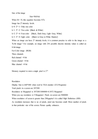 Vga Resolution Example Spatial and tonal resolution | DOCX