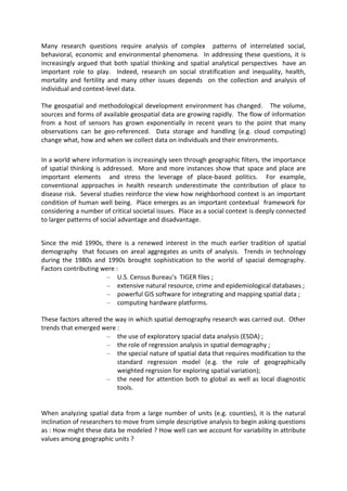 Spatial data analysis | PDF