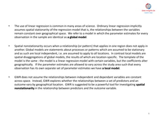 Spatial Regression Methods Spatial data analysis 2 | PDF