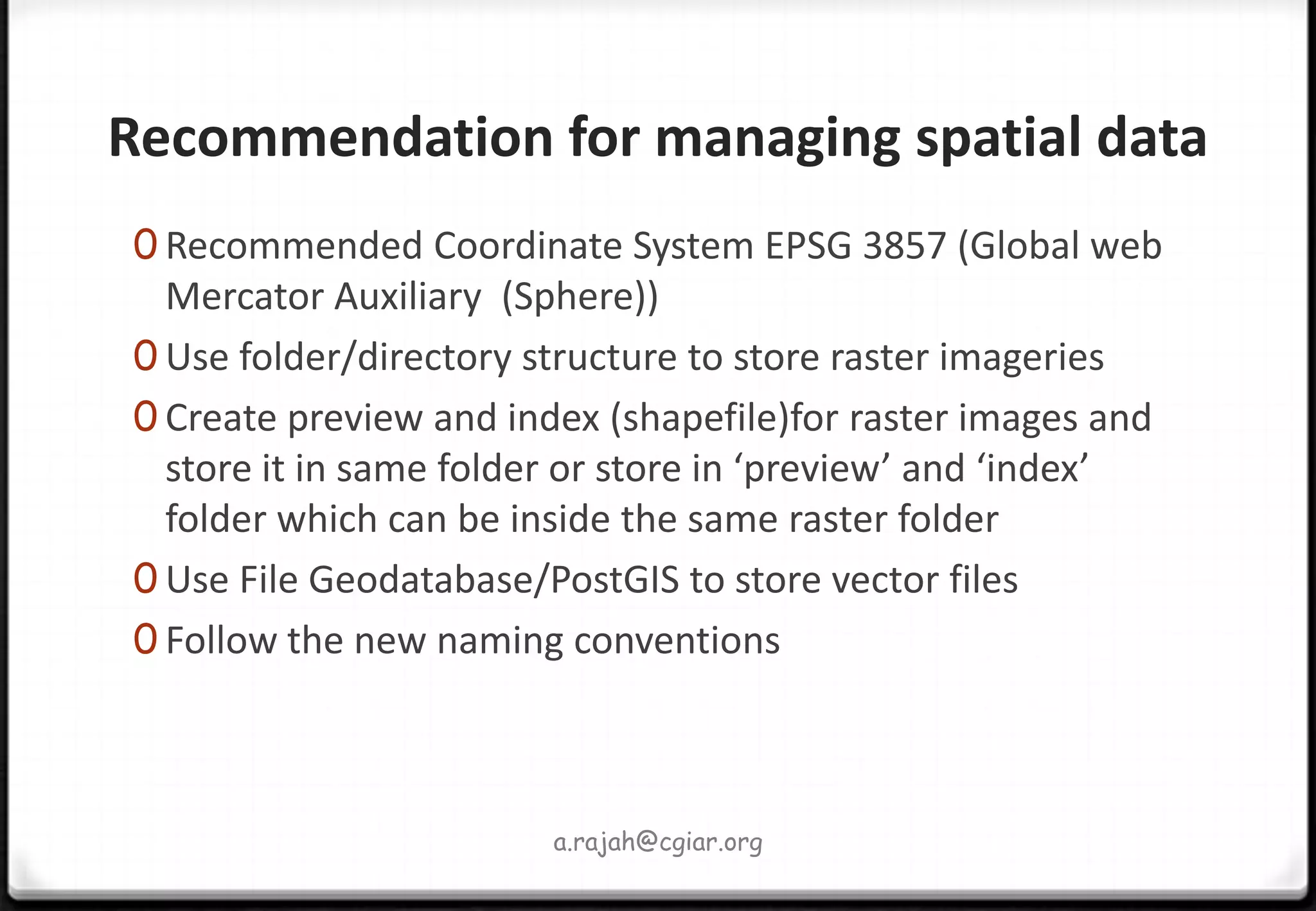 Creating Spatial Data Structure | PPTX