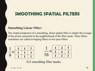 Spatial domain and filtering | PPT