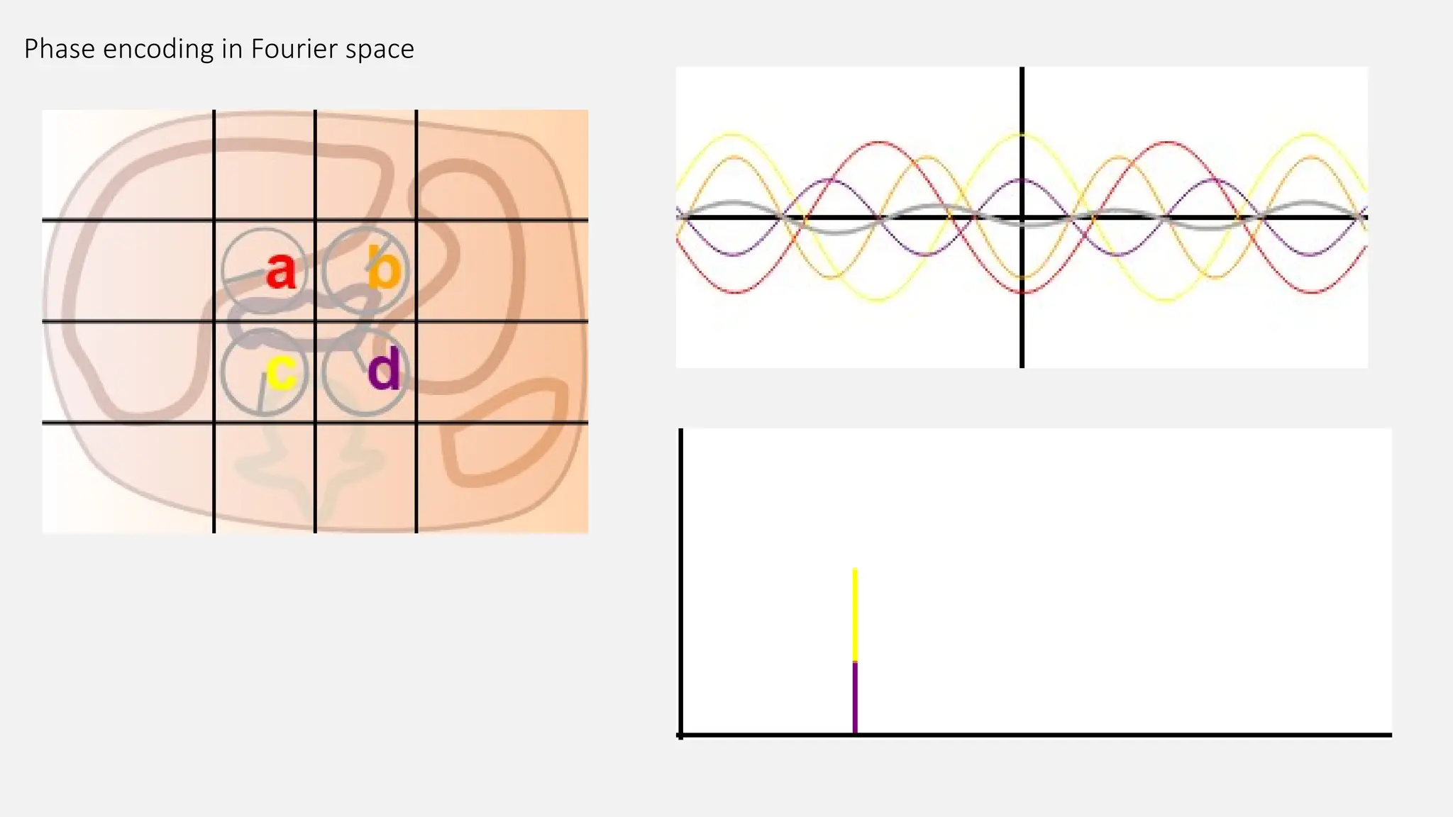 Phase encoding in Fourier space
 