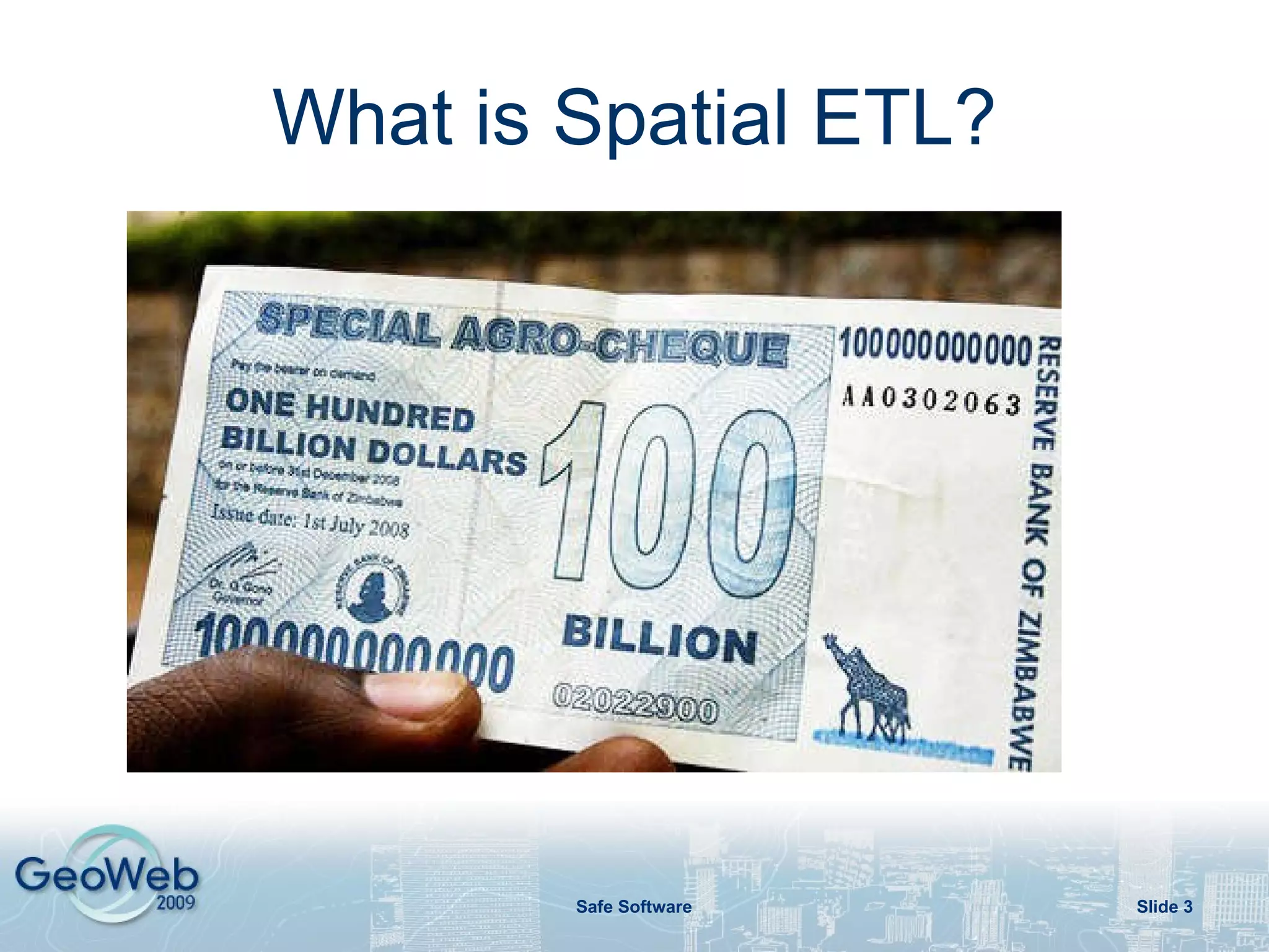 What is Spatial ETL? 