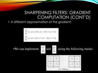 Spatial filtering using image processing | PPT