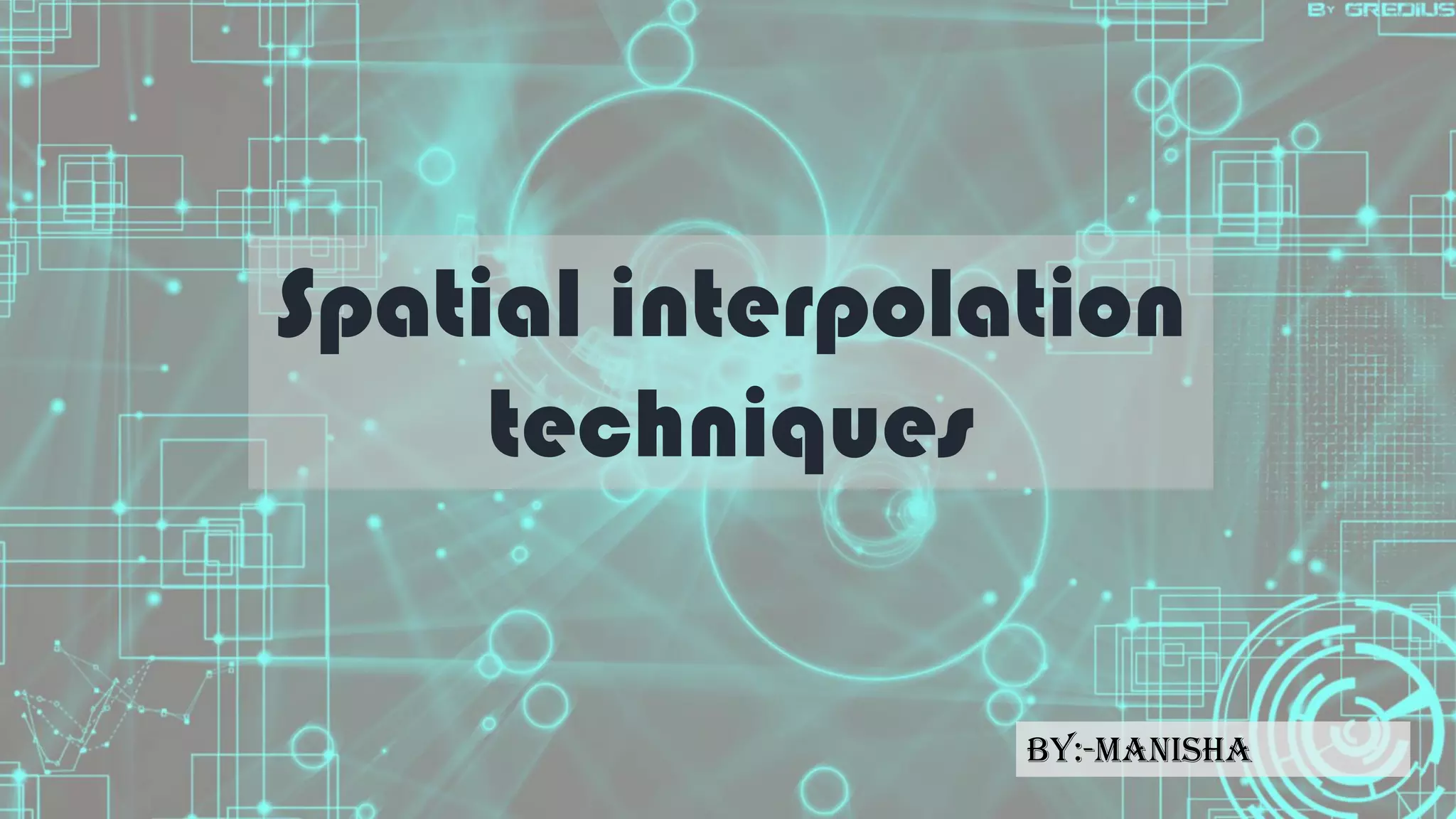 Spatial interpolation techniques | PDF