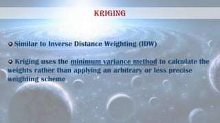 Spatial interpolation techniques | PDF