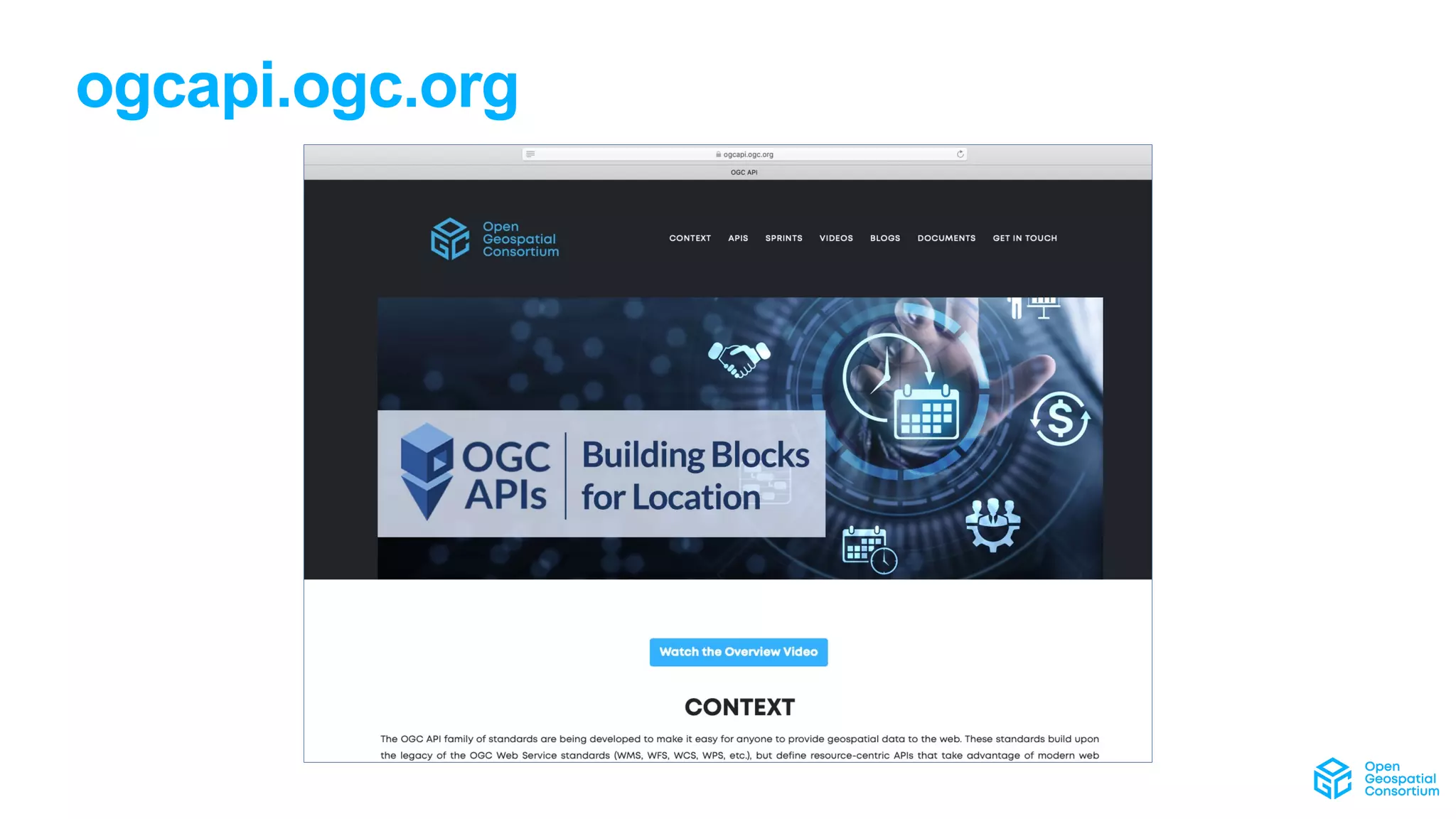 ogcapi.ogc.org
 