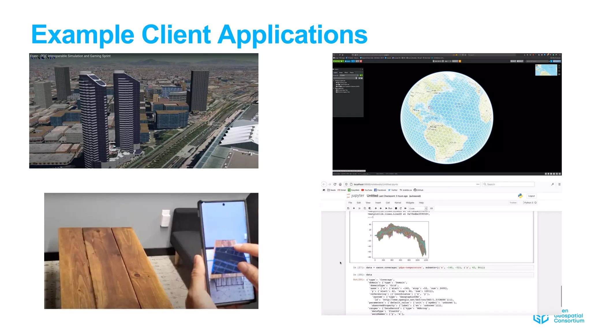 Example Client Applications
25
 