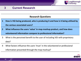 3	Current Research19
