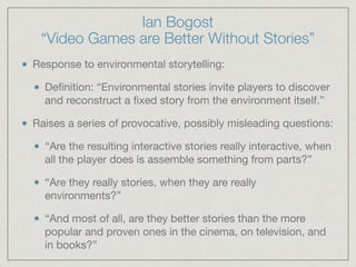 Environmental Storytelling | PDF