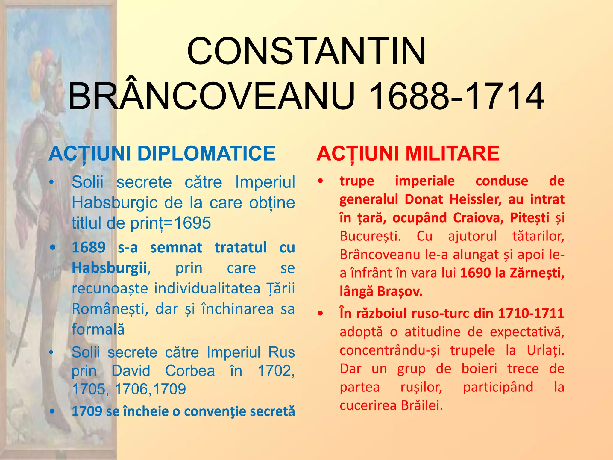 Spatiul Romanesc, intre diplomatie si conflict | PPT