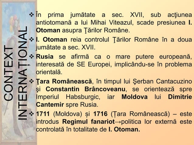 Spatiul Romanesc, intre diplomatie si conflict | PPT
