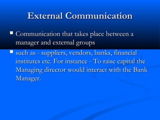 Communication Flows in an Organization | PPT