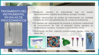 Clasificación Spaulding de instrumental odontológico | PDF