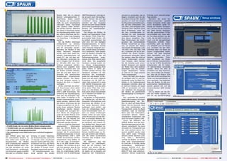 1

                                                                                     Module über die im oberen             QAM Modulatoren. Und das al-       wizzard zu verwenden, der zu      Einträge auch manuell einge-
                                                                                     Bereich untergebrachten F-            les ist auch noch frei konfigu-    Beginn erscheint und bei der      fügt werden.
                                                                                     Anschlüsse, wobei sowohl              rierbar! Können Sie sich das       Grundeinrichtung hilft. Später      Nachdem Sie einen Sa-
                                                                                                                                                                                                                                                                            Setup windows
                                                                                     die Signale von individuellen         vorstellen? Genau deshalb          spielten wir noch mit einigen     tellitentransponder    gewählt
                                                                                     LNBs als auch verschiedene            nannten wir den neuesten           Konfigurationseinstellungen,      haben (entweder direkt oder
                                                                                     Leitungen eines Twin/Quad             Spross aus dem Hause SPAUN         die auf den Unterseiten von       durch Auswählen eines TV-
                                                                                     oder Quattro LNBs verwen-             auch einen Quantensprung im        192.168.1.250 verfügbar sind.     Kanals auf diesem Transpon-
                                                                                     det werden können. Während            Bereich der Kabelkopfstati-        Übrigens kann natürlich auch      der), können Sie die Frequenz
                                                                                     der obere F-Anschluss immer           onstechnik.                        diese IP-Adresse, unter der       des QAM Kanals festlegen,
                                                                                     ein Signaleingang bleibt, kann           Das Design der BluBox 16        die Box normalerweise er-         der den gewünschten TV-Ka-
                                                                                     der untere Anschluss als Ein-         basiert auf besonderen Chips       reichbar ist, vom Anwender        nal enthalten soll. Dazu wäh-
                                                                                     gang Nr. 2 oder Loop-Ausgang          mit Namen FPGA (Filed Pro-         verändert werden. Wenn Sie        len Sie diese einfach aus der
                                                                                     von Anschluss 1 konfiguriert          grammable Gate Array). Um          also davon ausgehen, häu-         Liste, die die QAM Kanalnum-
2                                                                                    werden.                               es einfach auszudrücken: Sie       figer Änderungen der Konfi-       mern und die dazugehörigen
                                                                                        Um die BluBox überhaupt            sind eine Art von digitalen        guration der verschiedenen        Frequenzen enthält. Stan-
                                                                                     konfigurieren    zu    können,        Signalprozessoren, in deren        Module vornehmen zu müs-          dardmäßig geht die BluBox
                                                                                     muss sie via Netzwerk mit ei-         komplexe Hardware bereits          sen, so können Sie diesen         von 256QAM und 6.9 Ms/sec
                                                                                     nem PC verbunden werden.              viele Features integriert wur-     individuelle IP-Adressen (z.B.    aus, nachdem Sie das Web-
                                                                                     Nachdem die BluBox in das             den, anstatt diese via Softwa-     192.168.1.249, 192.168.1.248      Interface aber von Basic auf
                                                                                     lokale Netzwerk integriert            re zu realisieren. Dank dessen     etc.) zuweisen und sie so per-    Expert umgeschaltet haben,
                                                                                     wurde, kann über jeden be-            sind sie deutlich schneller als    manent mit Ihrem Compu-           können Sie jede beliebige
                                                                                     liebigen Internetbrowser auf          gewöhnliche Chips, die auf         ternetzwerk verbinden. Wenn       QAM Modulation und Sym-
                                                                                     einem PC, der mit dem sel-            Softwareprogramme         ange-    Sie meinen, dass Sie nicht so     bolrate verwenden. Trotz-
                                                                                     ben Netzwerk verbunden ist,           wiesen sind. Aber das ist noch     häufig Änderungen vorneh-         dem empfehlen wir Ihnen,
                                                                                     durch Eingabe ihrer IP Adres-         nicht alles. Die ausgefeilte       men müssen, dann können           die 6.9 Ms/sec beizubehalten,
                                                                                     se 192.168.1.250 eine Ver-            Hardware erzeugt zudem ein         Sie die Adresse auch unver-       da sie den 8 MHz Bandbreite
                                                                                     bindung aufgebaut werden.             so klares Ausgangssignal,          ändert belassen und jeweils       entsprechen, die für Kabel-
                                                                                     Bereits nach ungefähr einer           dass die QAM Ausgänge ohne         ein Modul nach dem anderen        TV üblicherweise verwendet
3                                                                                    Sekunde erscheint eine von            jedes Filtern in Serie ge-         bearbeiten und die Einstel-       werden. Wenn Sie alles so
                                                                                     der BluBox erstellte Website,         schalten werden können. Das        lungen abspeichern. Genau         einstellen wie oben beschrie-
                                                                                     über die und über deren Un-           Handbuch schildert z.B. den        so sind wir im Zuge unseres       ben, dann sollten Sie feststel-
                                                                                     terseiten alle gewünschten            Anschluss der Ausgangssi-          Tests vorgegangen.                len, dass die 10 Status LEDs
                                                                                     Einstellungen vorgenommen             gnale von drei BluBox 16 Mo-          Wenn Sie über eine BluBox      über dem RJ45 Anschluss ihre
                                                                                     werden können. Die Websi-             dulen und die somit mögliche       16 verfügen und TV- und Ra-       Farbe von bernsteinfarben zu
                                                                                     tes sind übrigens sowohl in           Erzeugung von 48 QAM Ka-           diosignale eines Ku-Band Sa-      grün wechseln. Das bedeutet,
                                                                                     Deutsch als auch in Englisch          nälen (das entspricht in etwa      telliten in Ihr Kabelnetzwerk     dass die BluBox 16 alle pro-
                                                                                     verfügbar.                            350 SD/HD Programmen von           einspeisen möchten, dann ist      grammierten Satellitentrans-
                                                                                        Direkt unterhalb des Ether-        hoher Qualität). Und das alles     es wohl am besten, ein Quad       ponder gelockt hat und die
                                                                                     net Anschlusses eines jeden           ohne jeden Filter oder Com-        LNB zu verwenden und alle         entsprechenden QAM Kanäle
                                                                                     Moduls befinden sich zwei             biner, nur drei BluBox 16 Mo-      vier Satelliten Ein-/Ausgänge     erzeugt.
                                                                                     DVB-C QAM Anschlüsse. Der             dule sowie etwas Koaxialkabel      der BluBox als gewöhnliche          Um zu testen wie die Ein-
                                                                                     untere ist der Signalausgang,         mit F-Steckern an beiden En-       Signaleingänge zu konfigurie-     heit auf Fehler reagiert, ha-
                                                                                     über den die erzeugten digi-          den ist notwendig.                 ren.                              ben wir die standardmäßige
4                                                                                    talen Kabel TV-Signale in Ihr            Der BluBox 16 liegt lediglich      Nun verbinden Sie einfach
                                                                                     lokales Kabelnetzwerk einge-          ein Faltblatt bei, auf dem der     jeden LNB Ausgang mit einem
                                                                                     speist werden, während über           Anwender Informationen zum         Satelliteneingang der Blu-
                                                                                     den oberen Anschluss, der als         Anschluss der BluBox 16 an         Box 16, denn auf diese Weise
                                                                                     Eingang ausgeführt ist, die Si-       das lokale Netzwerk findet,        haben Sie die Garantie, dass
                                                                                     gnale eines weiteren Moduls           außerdem wird erklärt, wie         Sie jede Kombination von
                                                                                     empfangen werden können.              man ein vollständiges Hand-        Transpondern eines Ku-Band
                                                                                     So lassen sich auf ganz ein-          buch herunterladen kann. In-       Satelliten, egal ob low/high
                                                                                     fach Weise die Ausgangssi-            dem wir diesen Anleitungen         Band oder H/V Polarisation,
                                                                                     gnale der beiden Module einer         folgten sahen wir nach knapp       verwenden können. Selbst-
                                                                                     BluBox 16 zusammenfassen,             einer Minute eine von der Blu-     verständlich funktioniert das
                                                                                     ebenso wie die Signale von            Box 16 erzeugte Website, da-       auch mit einem Quattro LNB.
                                                                                     getrennten BluBox Einheiten           nach luden wir das vollständi-        Durch die Software der
                                                                                     gebündelt werden können.              ge Handbuch auf unseren PC         SPAUN BluBox wird der Kon-
                                                                                        Und nun folgt die überhaupt        und stellten fest, dass es sehr    figurationsprozess auf ein Ma-
1. 8 QAM Kanäle, die von einem BluBox Modul erzeugt wurden                           spannendste        Information        umfassend und detailliert ist,     ximum vereinfacht. So kann
2. 16 QAM Kanäle, die von zwei BluBox Modulen erzeugt wurden                         über die SPAUN BluBox 16:             gleichzeitig aber durch seine      entweder ein Transponder aus
3. Hervorragende Ausgangssignalqualität                                              Jedes Signalmodul kann nicht          logische Struktur besticht.        der Liste (anhand seiner Fre-
4. Der Signalpegel eines QAM Kanals kann individuell angepasst                       weniger als 8 verschiedene            Seinen Ausführungen zu fol-        quenz) gewählt werden oder
werden                                                                               Satellitentransponder in 8 voll       gen war wirklich sehr einfach,     man wählt einen TV-Kanal
sen, SPAUN setzt hier auf         licheres in einem Kabelnetz                        konfigurierbare DVB-C QAM             und die vielen Screenshots         anhand seines Namens (z.B.
ein redundantes System, so als Endverbraucher, die keine                             Kanäle konvertieren! Anders           machten das Erklärte noch          FTV, CNN,…). Werksseitig
dass selbst beim Ausfall des      TV-Signale mehr empfangen                          ausgedrückt: Eine BluBox 16           viel griffiger.                    verfügt die BluBox 16 bereits
Hauptnetzteils die BluBox         können? Somit darf das zwei-                       ist in der Lage, 16 Transpon-            Wir begannen also das           über eine vorprogrammier-
dank Ersatznetzteil weiterhin te Netzteil mit Fug und Recht                          der in 16 QAM Kanäle umzu-            Handbuch zu überfliegen,           te Liste der in Europa häufig
in Betrieb bleiben kann. Ge- als herausragendes Feature                              wandeln. Wir konnten es erst          doch als wir merkten, wie          verwendeten       Satellitenpo-
nau das verstehen wir unter der BluBox in Punkto Zuver-                              gar nicht glauben, aber ja: Die       einfach und intuitiv die ge-       sitionen (ASTRA 19.2° Ost,
Profi Equipment – größtmögli- lässigkeit bezeichnet werden.                          BluBox 16 verfügt in der Tat          samte Bedienung aufgebaut          HOTBIRD 13° Ost und EURO-
che Sicherheit gegen Ausfälle!       Mit Satellitensignalen ver-                     über 16 unabhängige Satelli-          ist, legten wir es beiseite und    BIRD 9° Ost), aber selbstver-
Was gibt es schließlich ärger- sorgt werden die beiden                               tentuner und 16 unabhängige           begannen den Installations-        ständlich können zusätzliche


28 TELE-satellite International — The World‘s Largest Digital TV Trade Magazine — 06-07-08/2012 — www.TELE-satellite.com                                                                                    www.TELE-satellite.com — 06-07-08/2012 — TELE-satellite International — 全球发行量最大的数字电视杂志   29
 