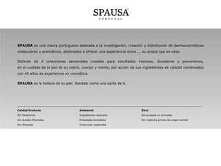 COLECCIÓN ANTI-EDAD
Colección de rostro y cuerpo formulada para retardar los efectos del envejecimiento y reducir las arrugas y la flacidez
de la piel, promoviendo la regeneración e hidratación, así como el aumento de los niveles de colágeno.
COLECCIÓN ADELGAZANTE
Colección de cuerpo diseñada para proporcionar los resultados más eficaces en el tratamiento cosmético de la celulitis,
en una fuerte acción reductora y adelgazante, para una piel visiblemente más lisa, firme y tonificada.
COLECCIÓN REJUVENECEDORA
Colección de rostro para el completo cuidado anti-envejecimiento de la piel y el tratamiento intensivo de manchas,

imperfecciones, arrugas, pliegues y líneas de expresión en la cara, cuello y escote.
COLECCIÓN REVITALIZANTE
Colección de cuerpo con ingredientes a base de uva, extractos y aceites esenciales, para una piel tonificada, nutrida y
elástica, protegida del envejecimiento prematuro y de las agresiones ambientales, a través de su acción antioxidante.

 