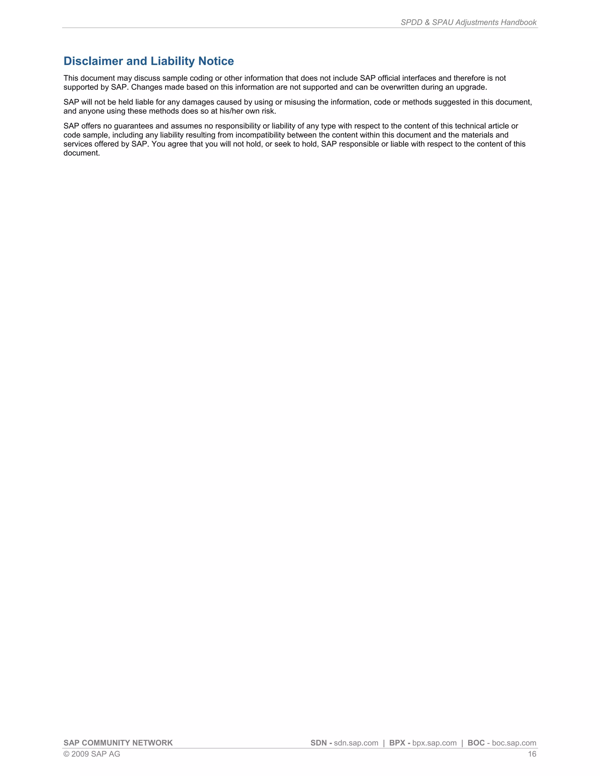 Spau spdd | PDF