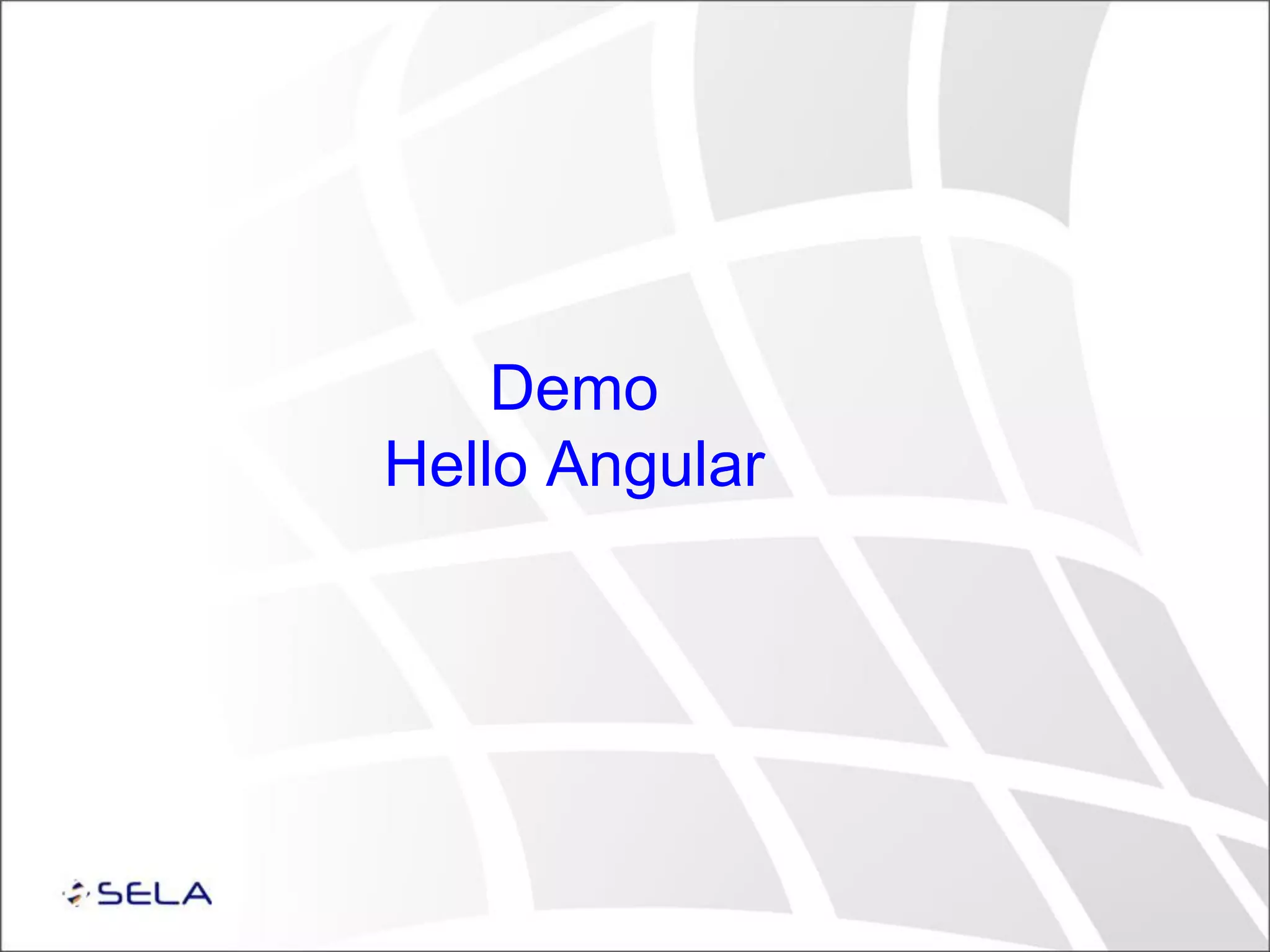 Demo Hello Angular 