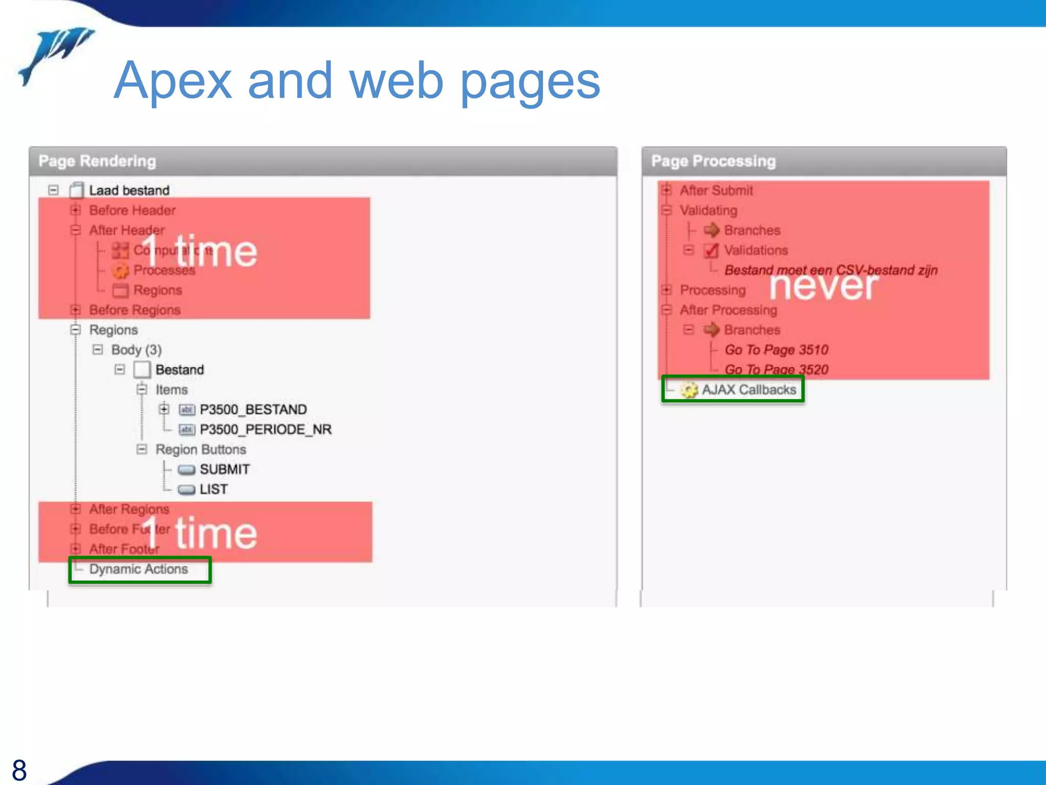 Apex and web pages 8 