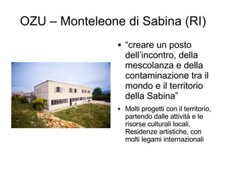 Spazi creativi a confronto