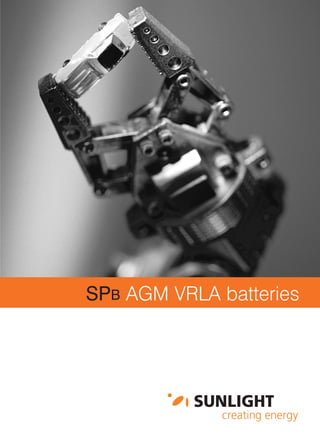 SPB AGM VRLA batteries
 