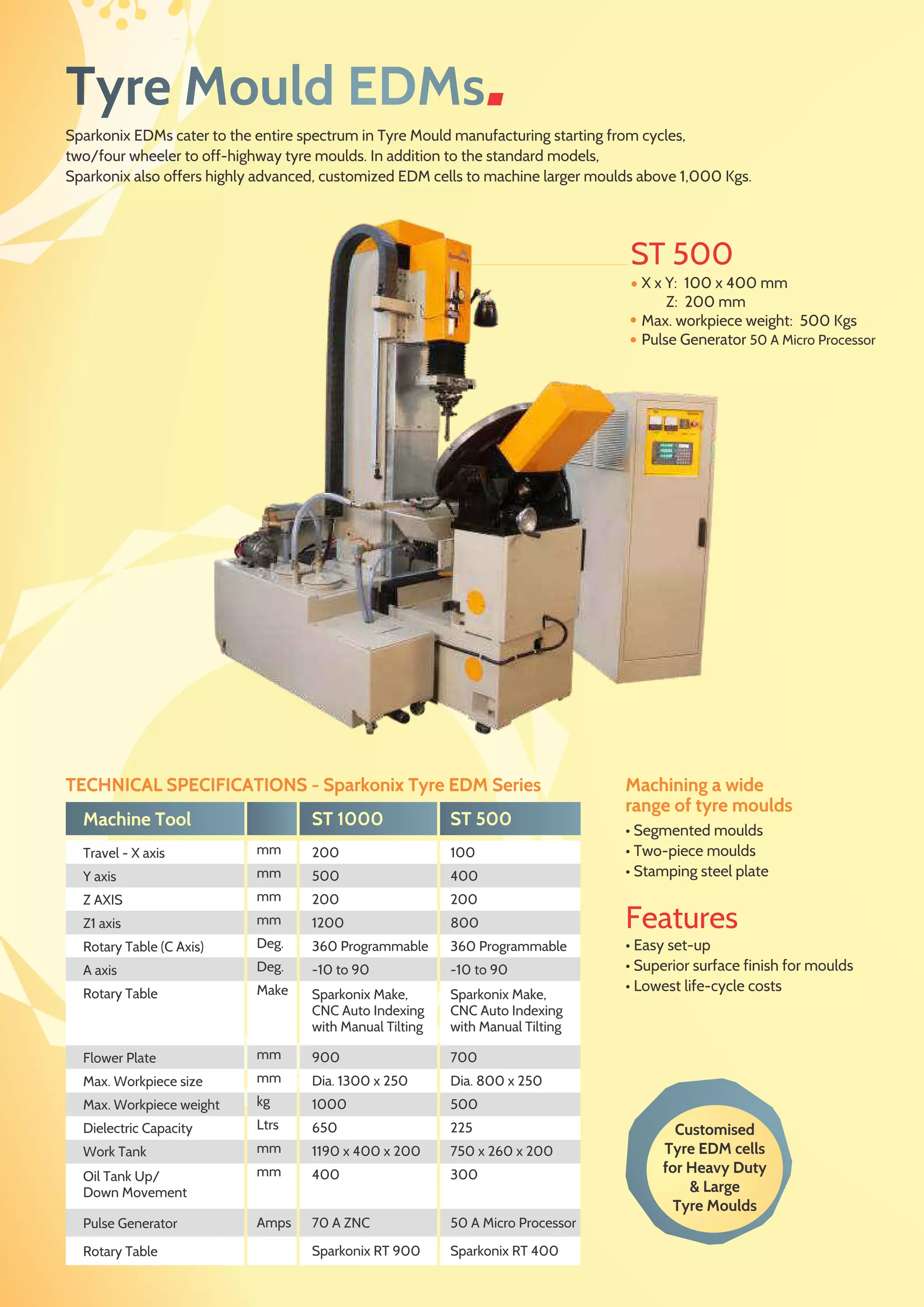 Mould Machining Guide.pdf Tyre Mould EDM Brochure | PDF