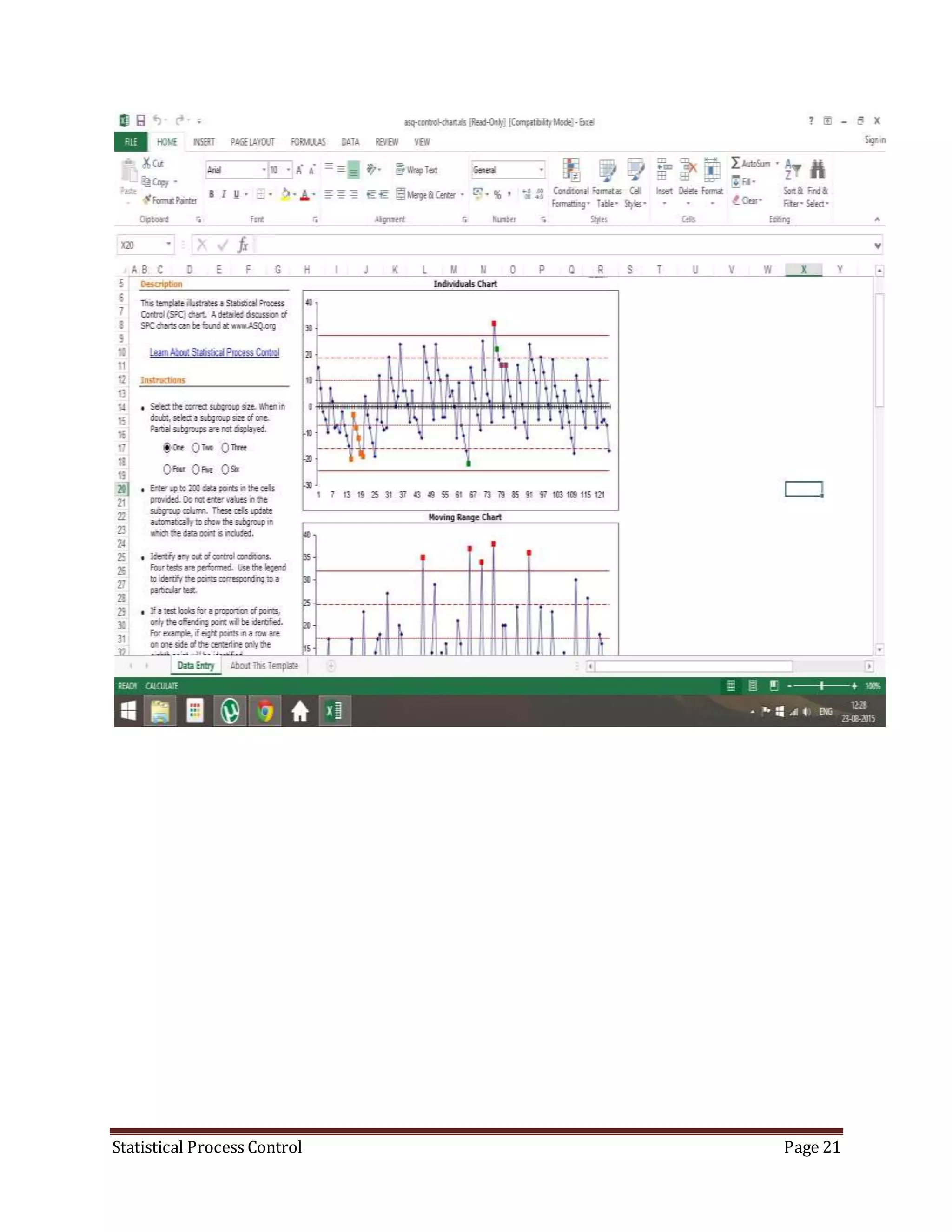Statistical Process Control Page 21
 
