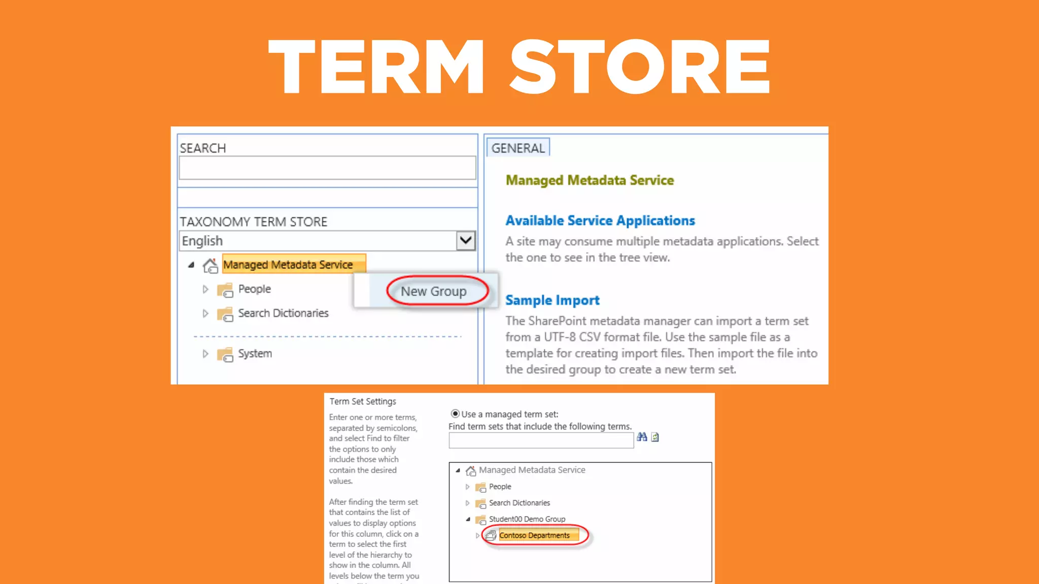 TERM STORE
 