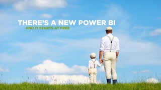 THERE’S A NEW POWER BI
AND IT STARTS AT FREE
 