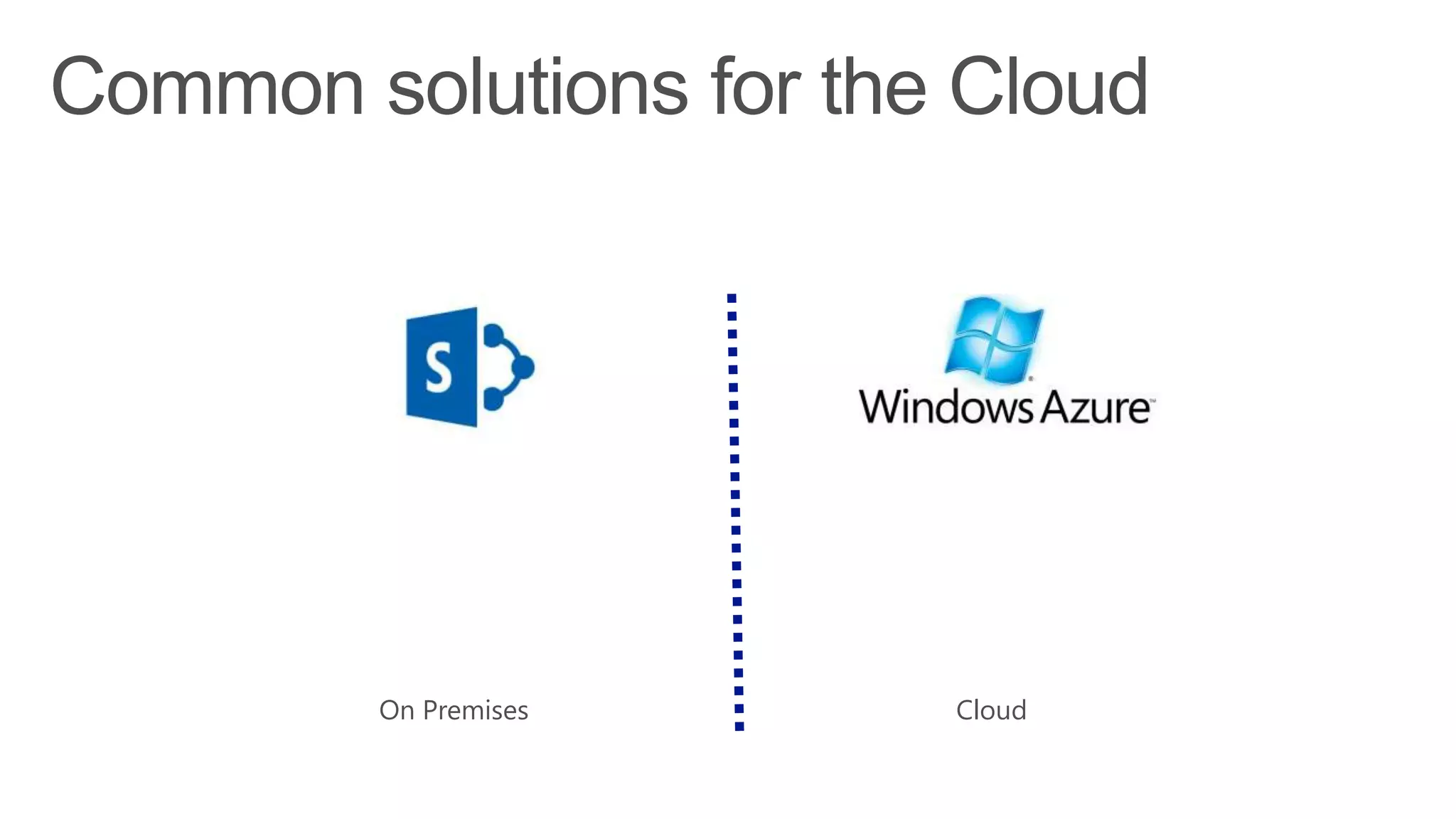 On Premises Cloud
 