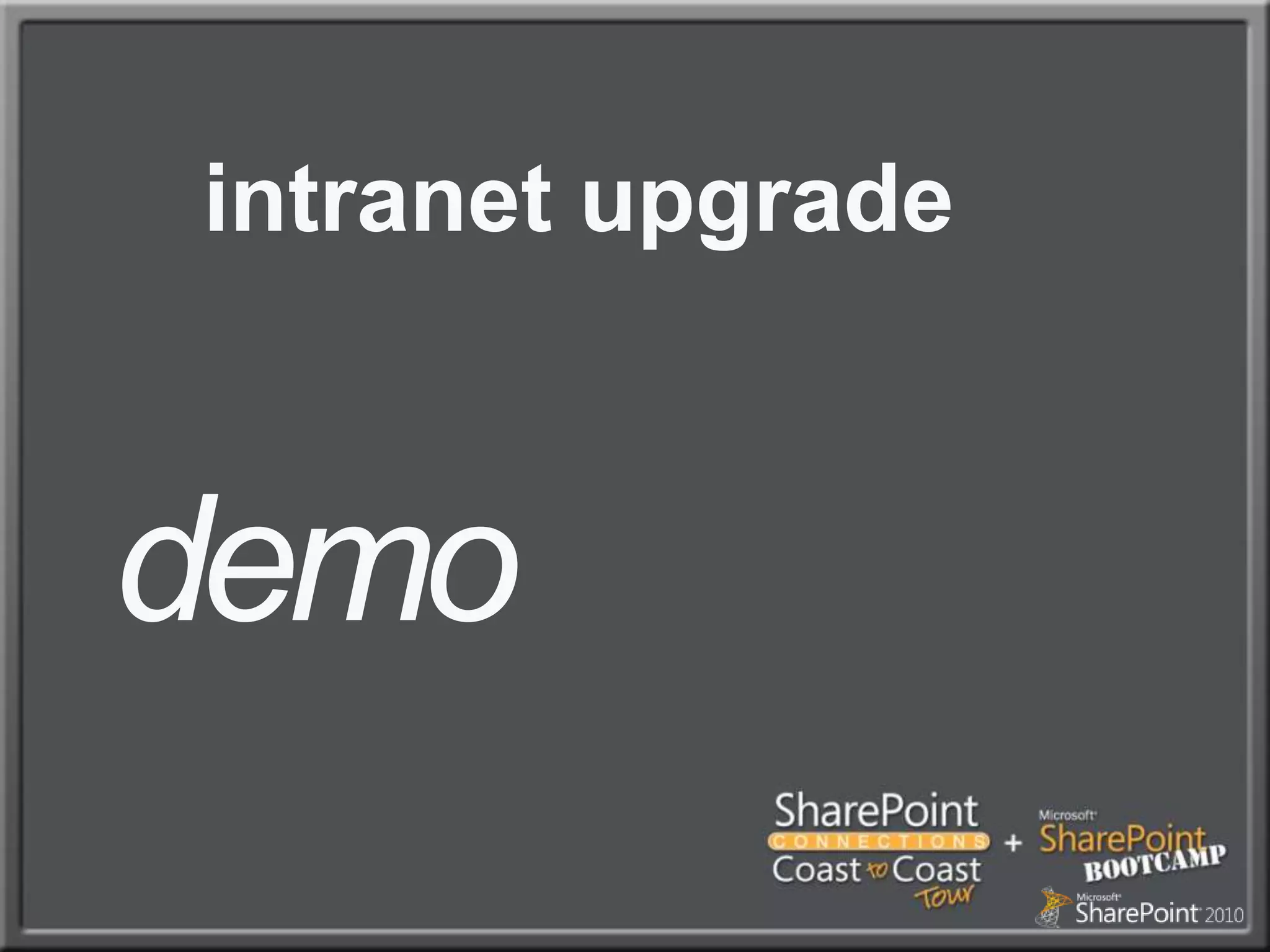 intranet upgradedemo 