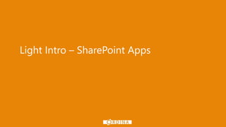 Light Intro – SharePoint Apps