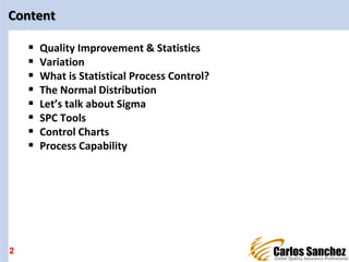 SPC Basics Training V1 By Carlos Sanchez | PPT