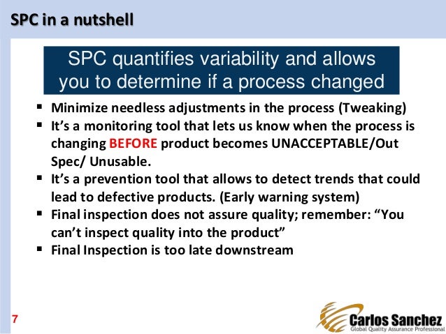 Spc Training For Beginners | Statistical Process Control (SPC) – ONWIL