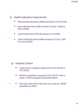 National Health Mission (NHM) of India-Social Pharmacy Chapter 1 Part | PDF