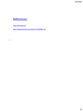 National Health Mission (NHM) of India-Social Pharmacy Chapter 1 Part | PDF