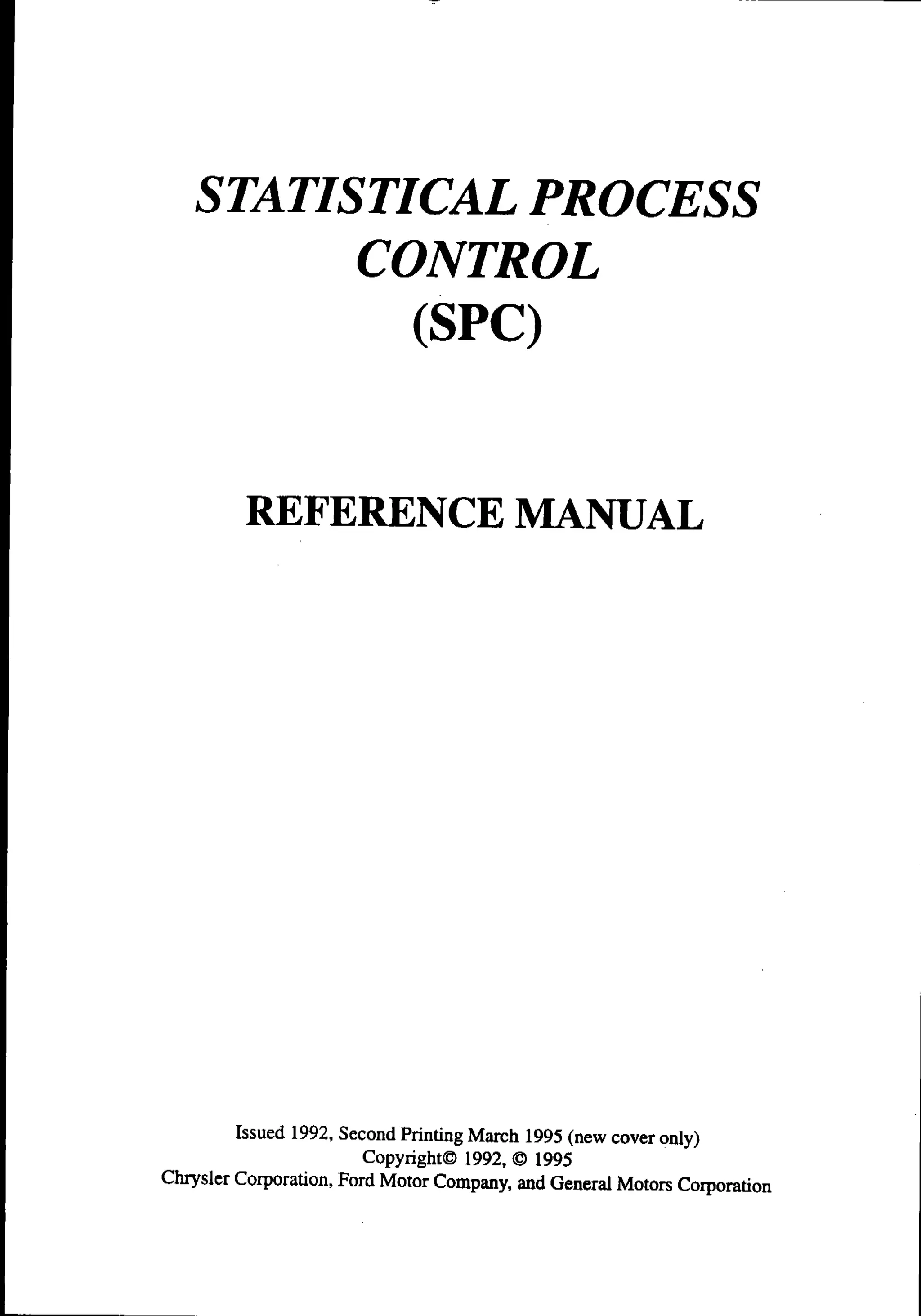 Spc manual