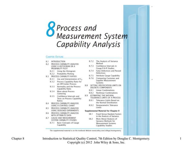 SPC Montgomery ch08.ppt