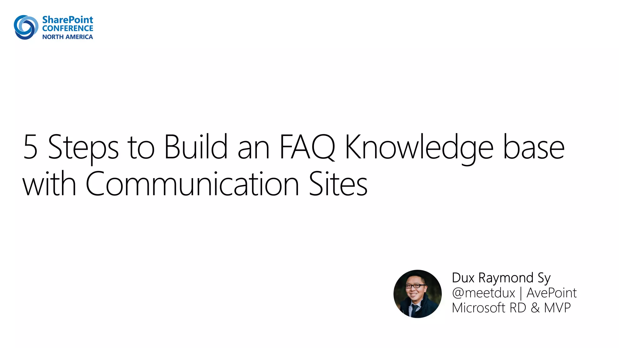5 Steps to Build an FAQ Knowledge base with SharePoint Communication ...