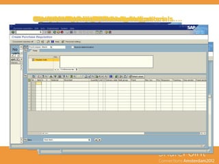 Sign on to SAP….Check customer order history….Check billing and payment history….Check outstanding customer obligations….Verify customer address information….Get customer contact information….Check inventory of finished product….Look up bill of materials….Create the requisition for required materials….I can do all this in SAP….
 