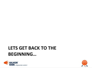 LETS GET BACK TO THE
BEGINNING…
65
 