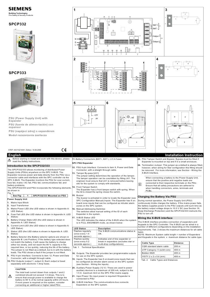 Spcp332 333 Psu Expander Installation Instruction