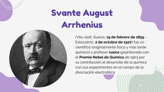 divulgación del modelo de arrhenius en quimica | PDF