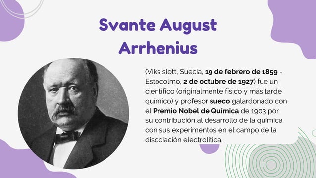 divulgación del modelo de arrhenius en quimica | PDF