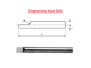 Engraving tool bits
 