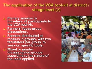 The smallholder pigs in-depth value chain assessment in Uganda: How was it conducted? 