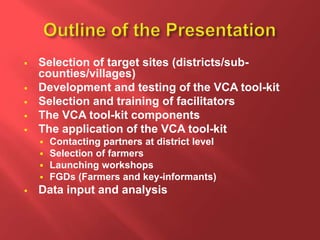 The smallholder pigs in-depth value chain assessment in Uganda: How was it conducted? 